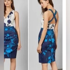 TED BAKER- Tilliai Bluebell Bodycon Dress | 8